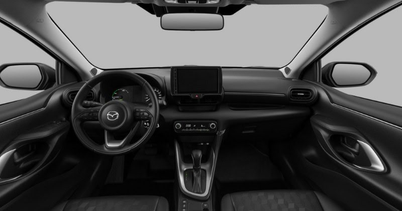 Renting Empresas Mazda 2Hybrid 1.5 CVT CENTRE-LINE Lunar White, Charcoal Grey