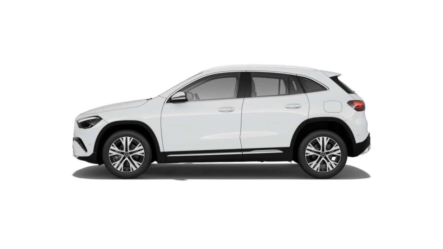 Renting Empresas Mercedes Benz GLA200d Blanco Polar, Plata High-tech, Negro Cosmos