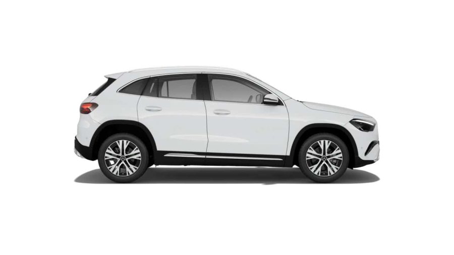 Renting Empresas Mercedes Benz GLA200d Blanco Polar, Plata High-tech, Negro Cosmos