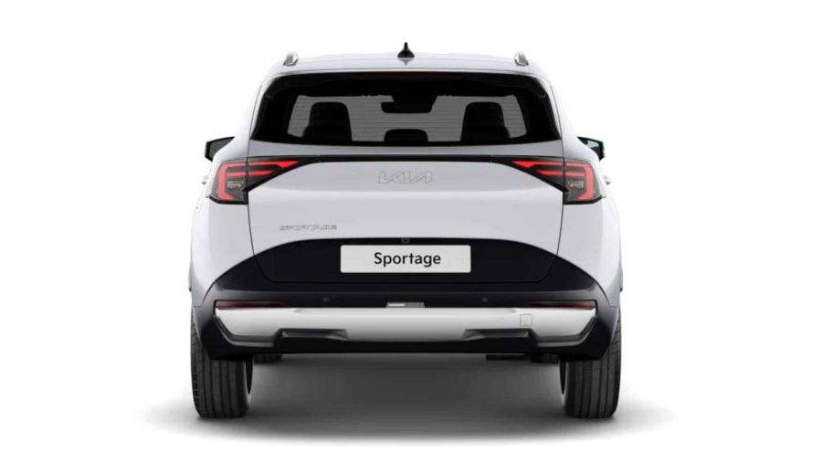 Renting Empresas Kia Sportage1.6 T-GDi HEV Drive 4×2 Deluxe White, Lunar Silver, Dark Penta Metal