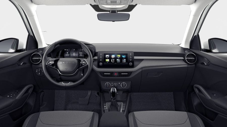 Renting Empresas Skoda Fabia1.0 TSI DSG Selection Blanco Luna, Gris Graphite