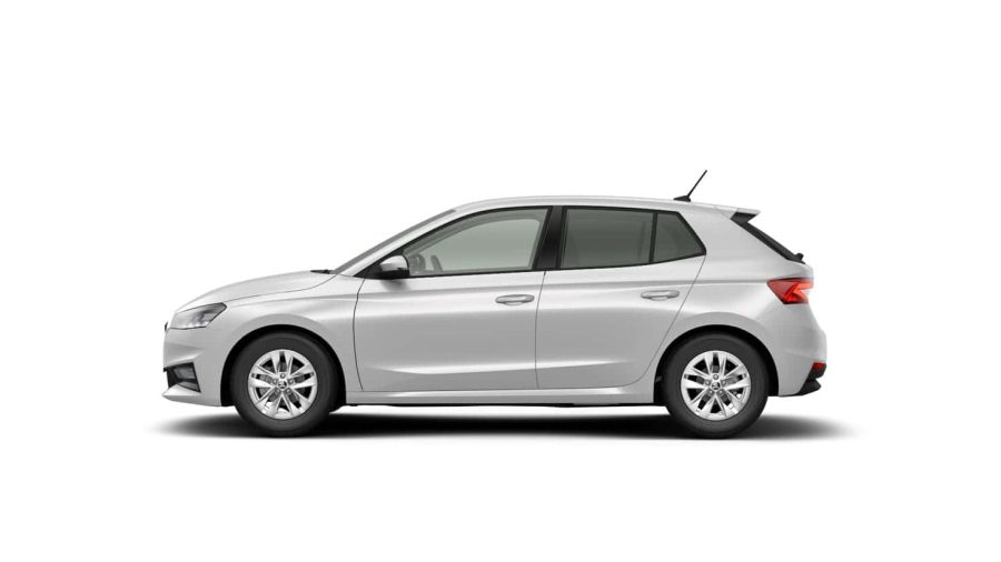 Renting Empresas Skoda Fabia1.0 TSI DSG Selection Blanco Luna, Gris Graphite