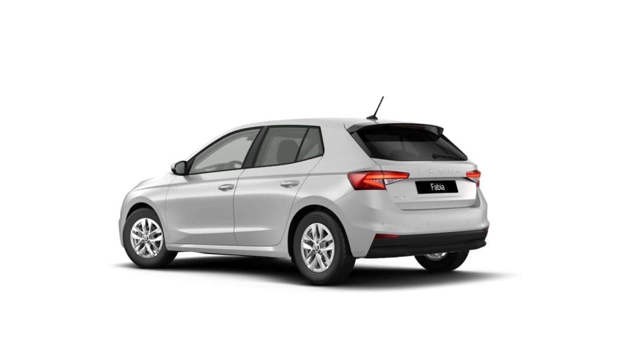 Renting Empresas Skoda Fabia1.0 TSI DSG Selection Blanco Luna, Gris Graphite