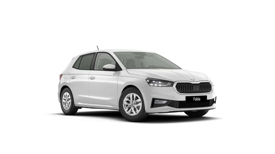 Renting Empresas Skoda Fabia1.0 TSI DSG Selection Blanco Luna, Gris Graphite