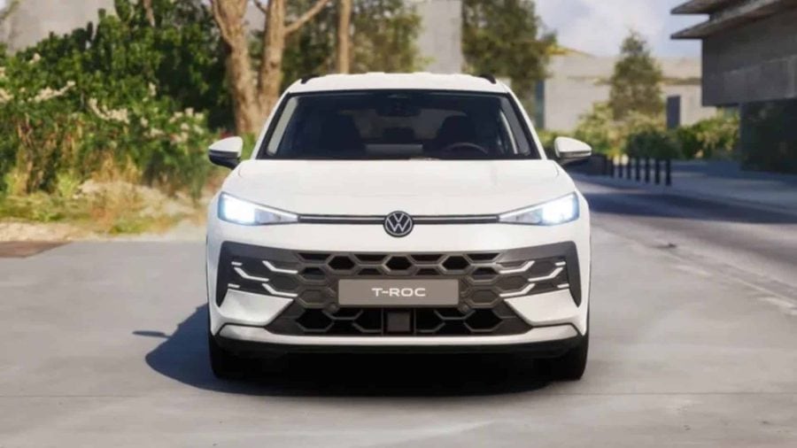 Renting Empresas Volkswagen T-RocMATCH 1.5 eTSI 85kW DSG Blanco Punto, Gris Lobo