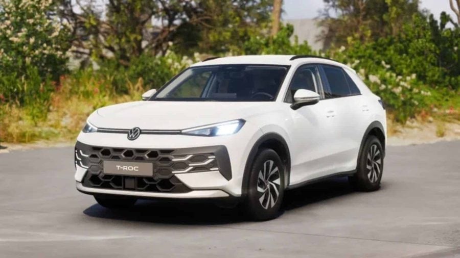 Renting Empresas Volkswagen T-RocMATCH 1.5 eTSI 85kW DSG Blanco Punto, Gris Lobo