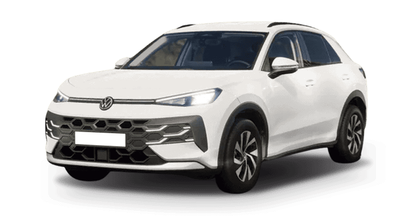 Renting Empresas Volkswagen T-Roc-MATCH 1.5 eTSI 85kW DSG Blanco Punto, Gris Lobo