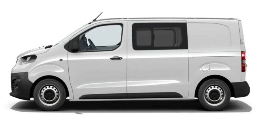 Renting Empresas Opel VivaroDoble Cabina Plegable 1.5 BlueHDi 120 Kaolin White