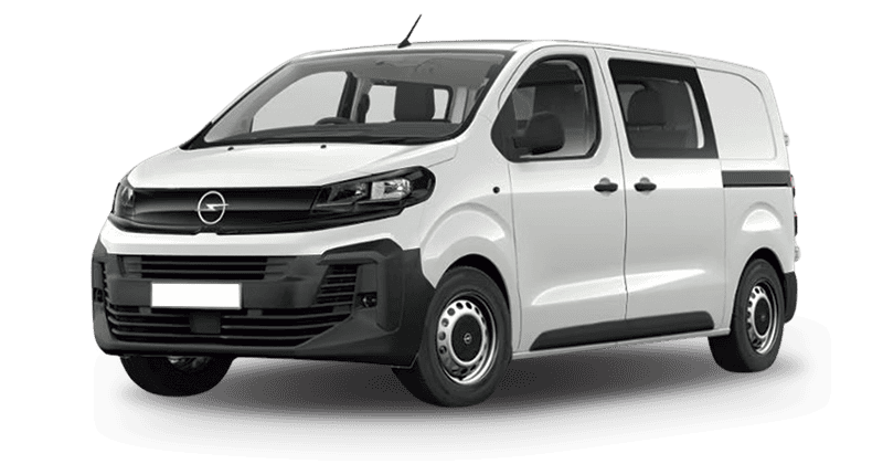 Renting Empresas Opel VivaroDoble Cabina Plegable 1.5 BlueHDi 120 Kaolin White