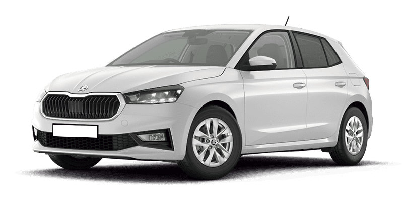 Renting Empresas Skoda Fabia1.0 TSI DSG Selection Blanco Luna, Gris Graphite