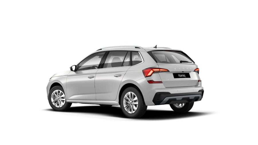 Renting Empresas Skoda Kamiq1.5 TSI DSG Selection Blanco Luna, Plata Brillante, Gris Graphite