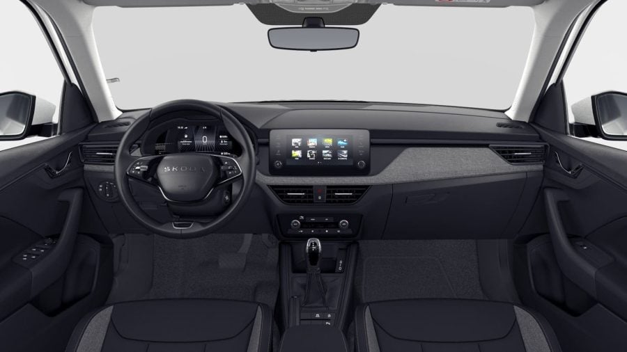 Renting Empresas Skoda Kamiq1.5 TSI DSG Selection Blanco Luna, Plata Brillante, Gris Graphite